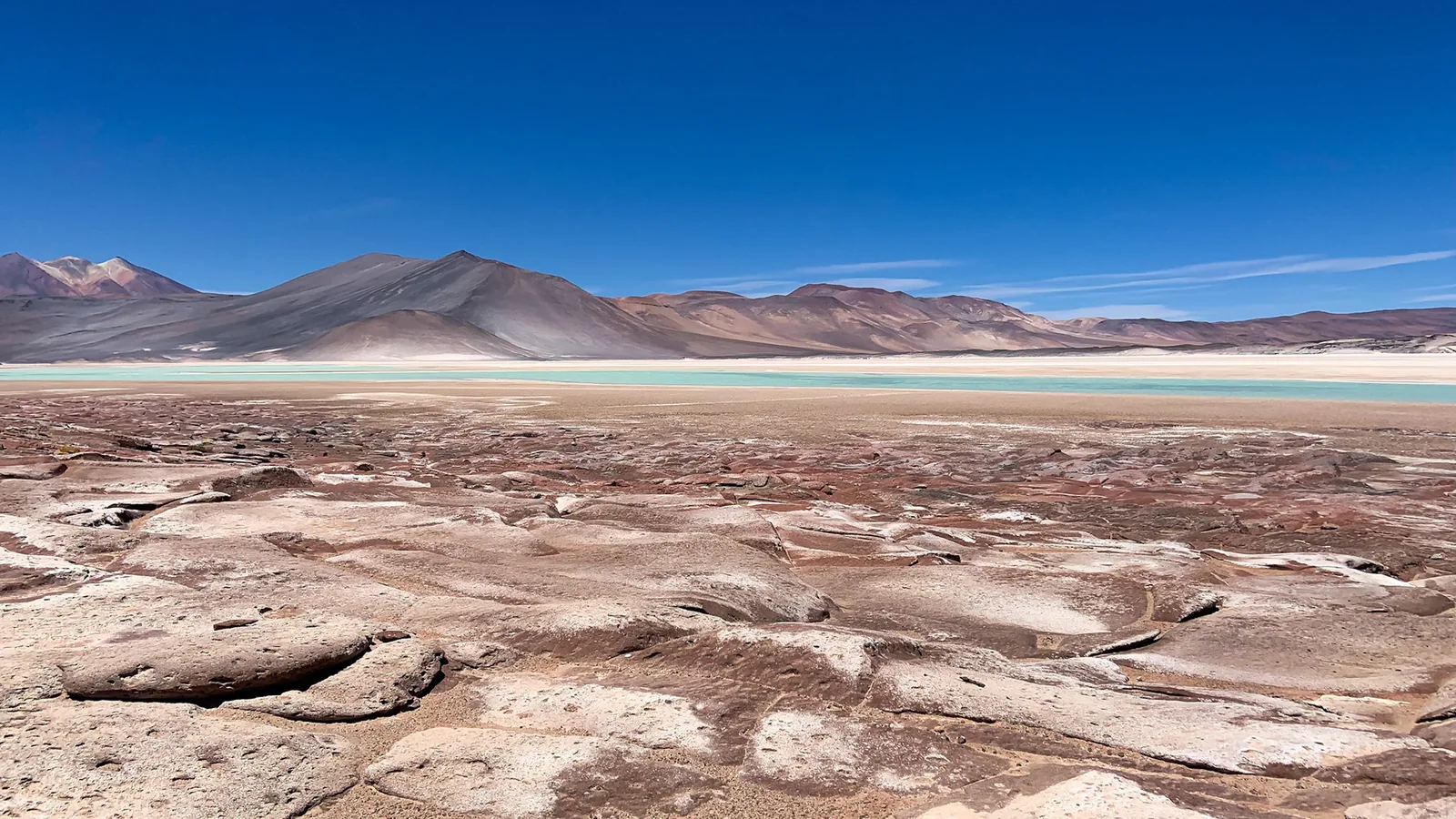 Salar y montañas del altiplano